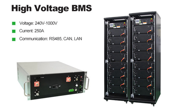 GCE high voltage BMS(HV BMS) لـ lLFP/NMC/LTO نظام إدارة بطارية 250A 4U لجهاز تخزين الطاقة
