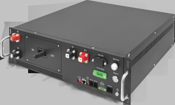حل تخزين الطاقة بالبطارية Master Slave LFP/NMC/LTO BMS 136S 435.2V 125A BMS 3U لبرنامج ESS UPS