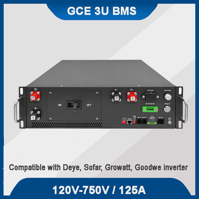 GCE BMS 160S 512V نظام إدارة البطارية العمل مع Deye Sofar Inverter 125A مع 16S BMU لنظام تخزين الطاقة