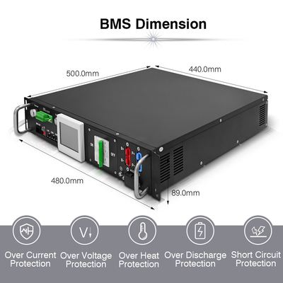120S384V 50A نظام إدارة البطارية BMS الجهد العالي لليثيوم Lifepo4 البطارية Growatt ATESS Sofar Goodwe Inverter