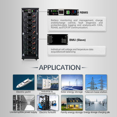 409.6 فولت BMS عالية الجهد لمصدر الطاقة UPS المستقر والآمن