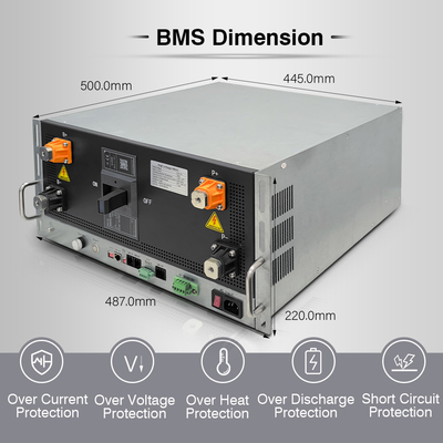 الجهد العالي 272S870.4V 500A BMS Lifepo4 BMS حل تخزين البطارية HV BMS للطاقة الشمسية ESS UPS LFP نظام Lifepo4 ESS