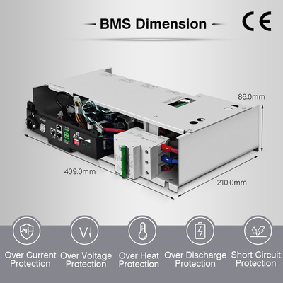 رله BMS متكامل 96V 100A 30S BMS مع اتصال RS485 CAN