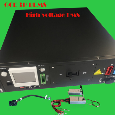 3U 19inch Battery Pack BMS ، 480V 125A نظام إدارة البطارية لـ Lifepo4