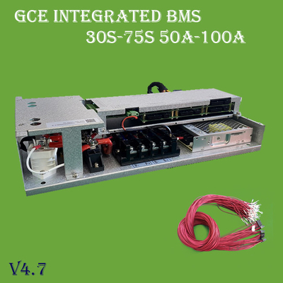 ESS UPS مزود الطاقة المتكامل BMS 30-60S 96V-192V 100A 2U صندوق حديد