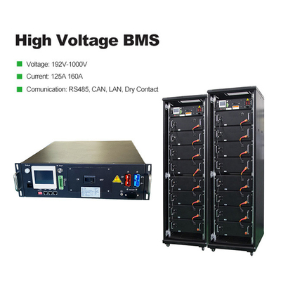 LFP NMC LTO Battery BMS ، نظام إدارة بطارية الجهد العالي 120s 125A 384V